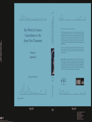 cover image of Key Word in Context Concordance to the Syriac New Testament
